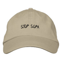 Arrêtez le casquette de Sopa Chapeaux Brodés