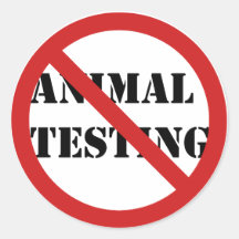 arrêtez l'expérimentation animale autocollants