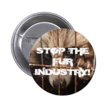 Arrêtez l'industrie de fourrure badges