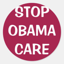 ARRÊTEZ OBAMACARE AUTOCOLLANTS