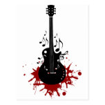 Arrière - plan abstrait de musique carte postale