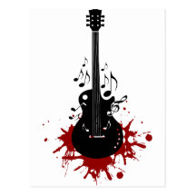 Arrière - plan abstrait de musique carte postale
