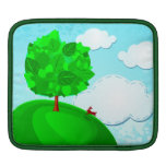 Arrière - plan d'arbre, douille d'iPad Poches Pour iPad