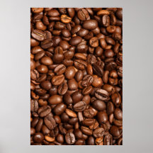 arrière - plan de grain de café posters