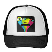 arrière - plan de la partie 80s casquettes de camionneur