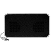 arrière - plan de noir de haut-parleur d'iPod
