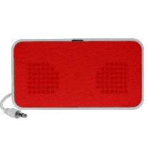 arrière - plan de rouge de haut-parleur d'iPod