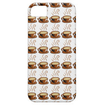 Arrière - plan de tasses de café coque iPhone 5