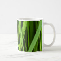 Arrière - plan d'herbe verte tasse à café