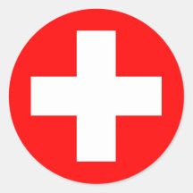 Arrière - plan Editable, le drapeau de la Suisse Autocollants