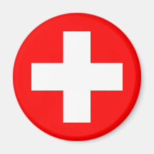 Arrière - plan Editable, le drapeau de la Suisse Aimant