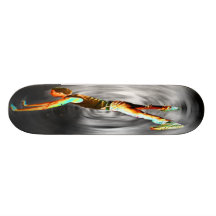Arrière - plan gris/noir de danse de rue, plateaux de skateboards