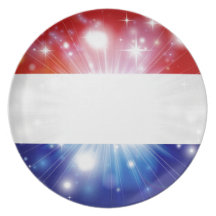 Arrière - plan néerlandais de drapeau assiette