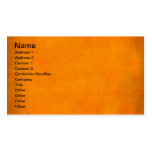ARRIÈRE - PLAN ORANGE TEM de TEXTURE du POPSICLE 5 Carte De Visite
