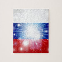 Arrière - plan russe de drapeau puzzles