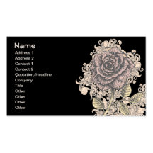 Arrière - plan vintage de grunge de rose de rose carte de visite