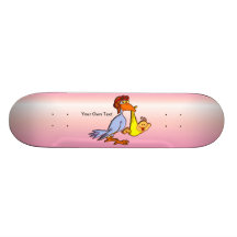 Arrivée nouveau-née de bébé - une livraison de cig skateboards personnalisés