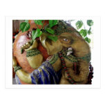 ART101 Ganesha avec de l'eau saint KALASHA Carte Postale