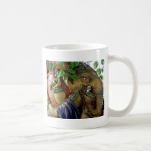 ART101 Ganesha avec de l'eau saint KALASHA Tasse