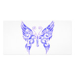 Art #008 de papillon cartes avec photo