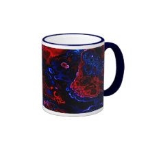 Art 2 ou 3 de fractale tasse à café