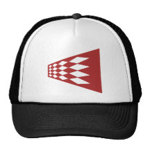 Art à motifs de losanges moderne casquette de camionneur