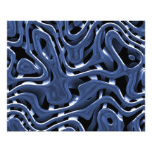 Art abstrait de chrome bleu de Swiryly Photographies D’art