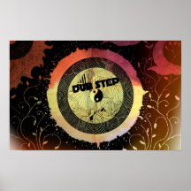Art abstrait de Dubstep Poster