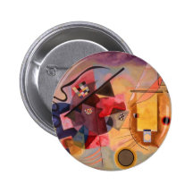 Art abstrait de Kandinsky Badge