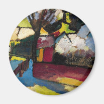 Art abstrait de Kandinsky Aimant Pour Réfrigérateur