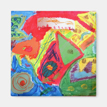 Art abstrait de Kandinsky Magnets