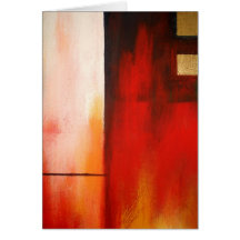 Art abstrait de peinture d'original cartes de vœux