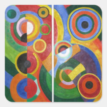 Art abstrait de Robert Delaunay Autocollants