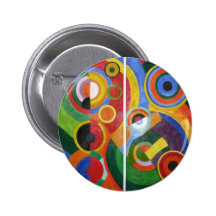 Art abstrait de Robert Delaunay Badge