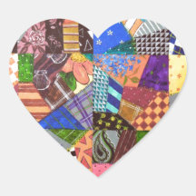 Art abstrait d'édredon de patchwork d'édredon fol  adhésifs