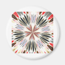 ART ABSTRAIT MAGNETS POUR RÉFRIGÉRATEUR