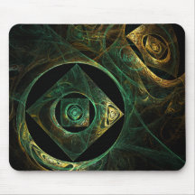 Art abstrait Mousepad de vibrations magiques Tapis De Souris