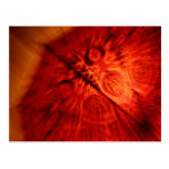 art abstrait psychédélique carte postale