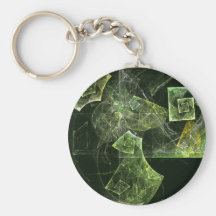 Art abstrait tordu Keychain d'équilibre Porte-clef