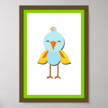 art animal de mur de jungle de l'oiseau 5X7 Affiches
