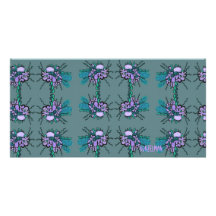 ART "ATOMIQUE" PHOTOCARTE PERSONNALISÉE