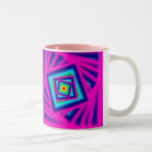Art au néon tasse à café