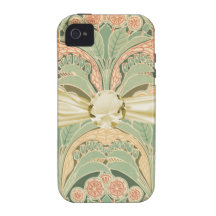 art bontanical fleuri de nouveau d'art de jardin coque Case-Mate iPhone 4