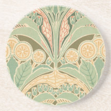 art bontanical fleuri de nouveau d'art de jardin dessous de verres