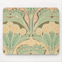 art bontanical fleuri de nouveau d'art de jardin tapis de souris