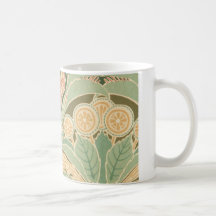 art bontanical fleuri de nouveau d'art de jardin mugs à café