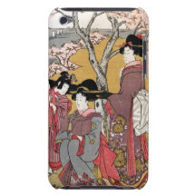 Art classique japonais oriental frais de dame de g coque Case-Mate iPod touch