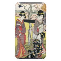 Art classique japonais oriental frais de dame de g coque iPod Case-Mate 