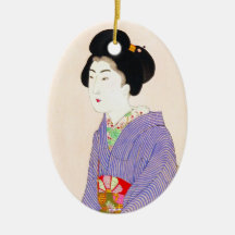 Art classique japonais oriental frais de dame de g ornement