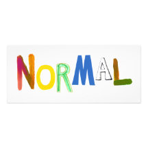 Art coloré régulier moyen commun de mot de normale faire-part personnalisé